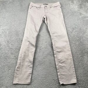 Prana Jeans Womens 4 Grey Kara Organic Cotton Stretch Slim Straight Leg Outdoor